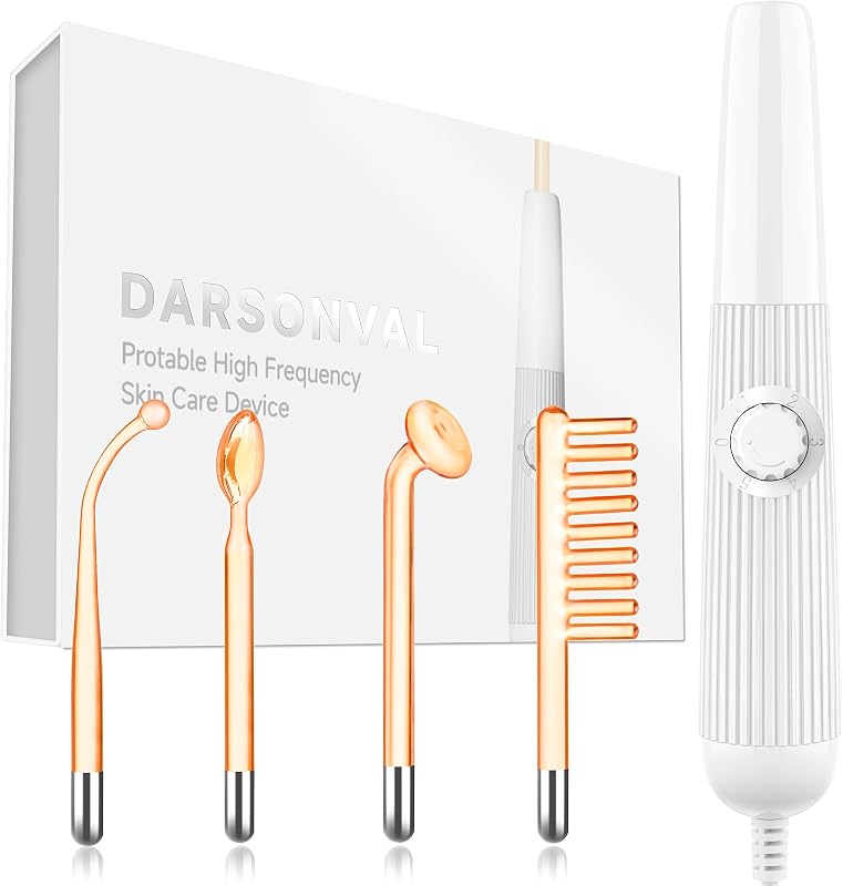 Aparelho facial de alta frequência DARSONVAL Li-126 com 4 tubos