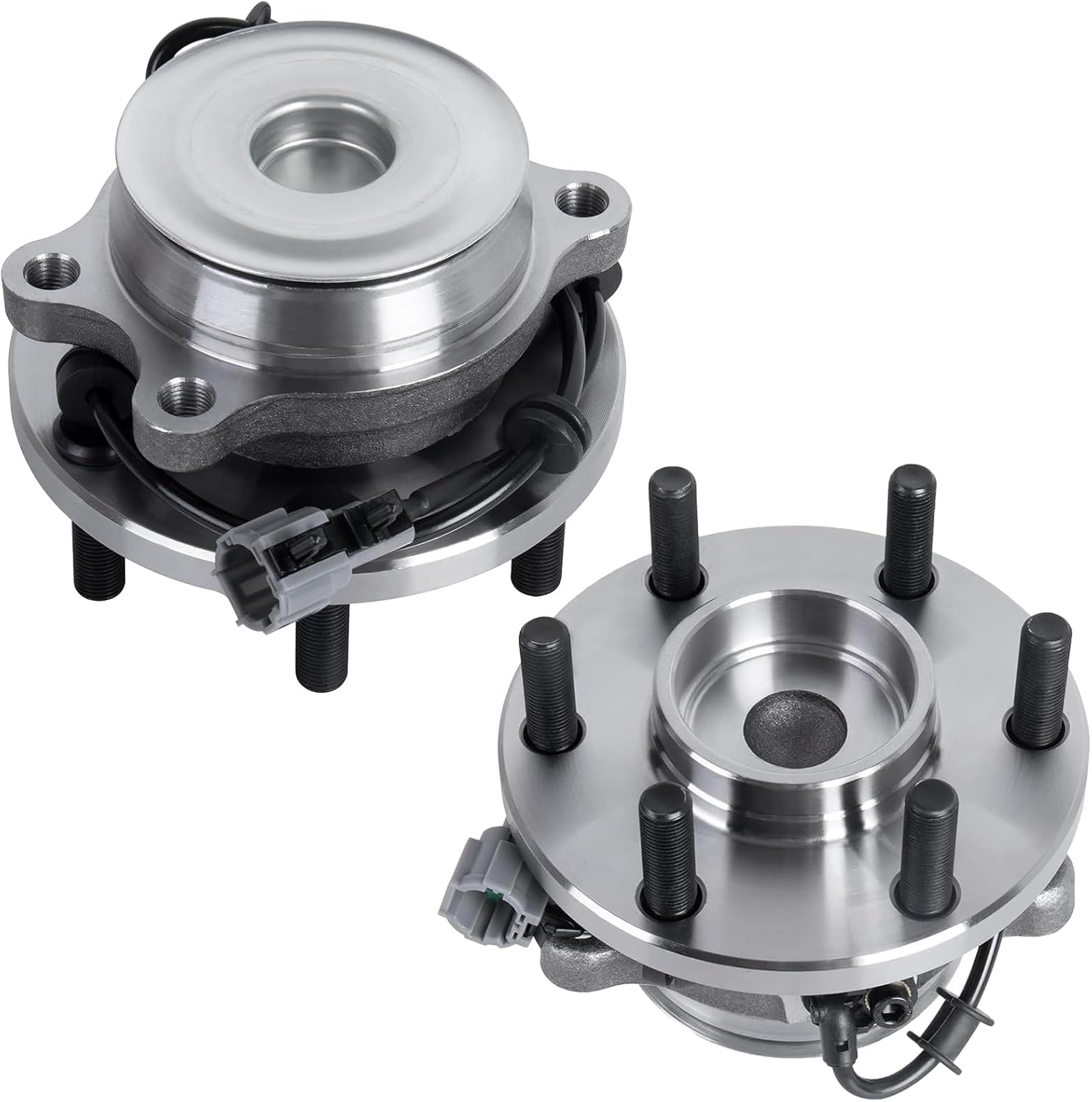 515065 Pair 2 Front Wheel Bearing and Hub Assembly for 4WD 2005-2025 Nissan Frontier, 2005-2012 Pathfinder, 2005-2015 Xterra, 2009-2012 Suzuki Equator