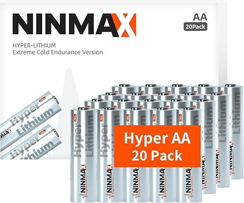 Miniatura 10 de NINMAX® Paquete de 12 baterías AA de litio, 3500 mAh 1.5 V de mayor duración, batería doble A para dispositivos de alto drenaje, no recargables
