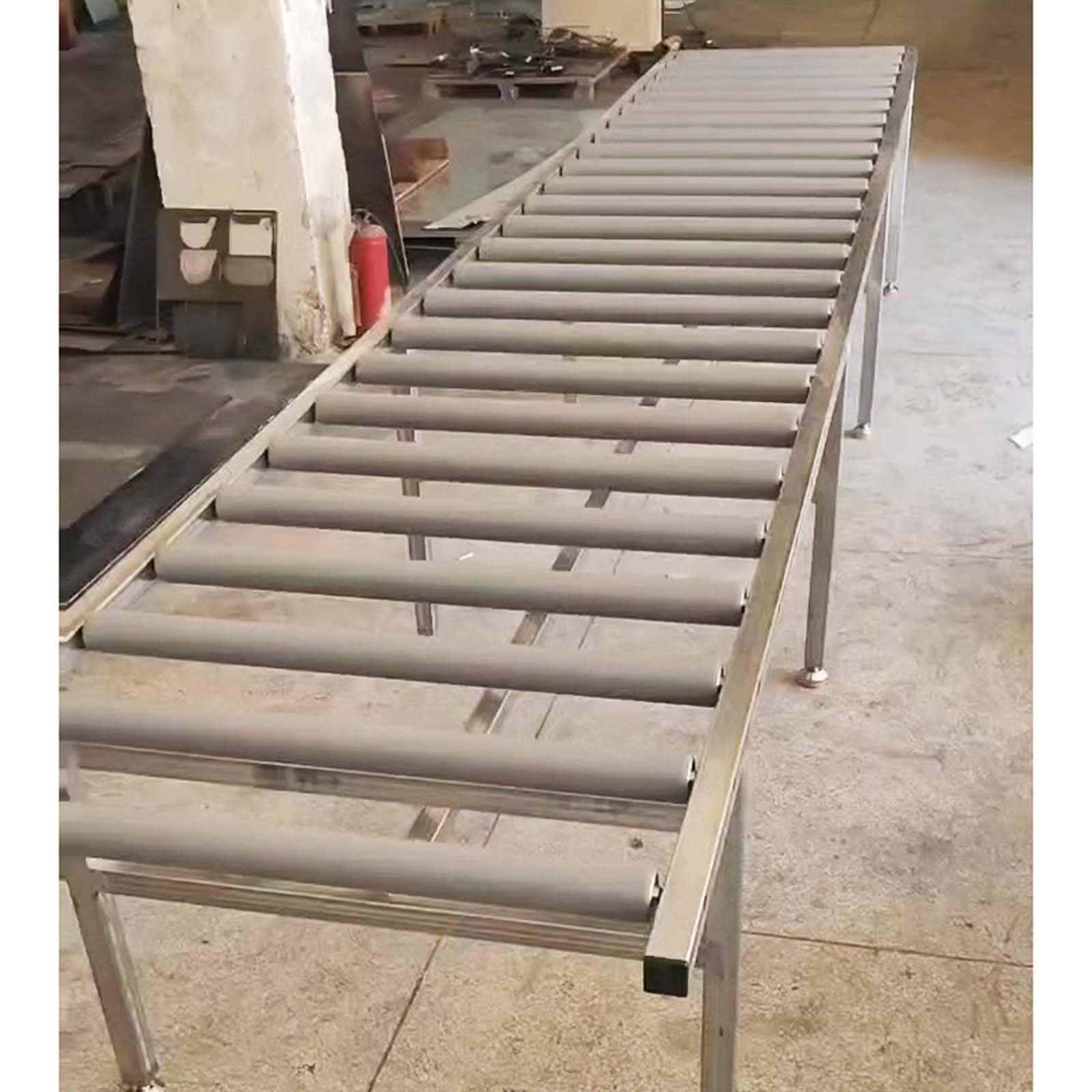 5 Pcs PVC Conveyor Roller, 100 200 300 400 500 600 700 800 900 1000 MM White Gravity Rollers with Stainless Steel Bearings, Industrial Powerless Rollers(Dia 32mm(1 1/4