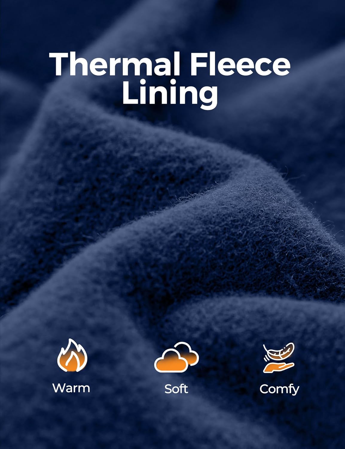 IUGA Women's Fleece Lined Leggings with Pockets Winter Warm Thermal Leggings for Women High Waisted Yoga Pants - Image 3