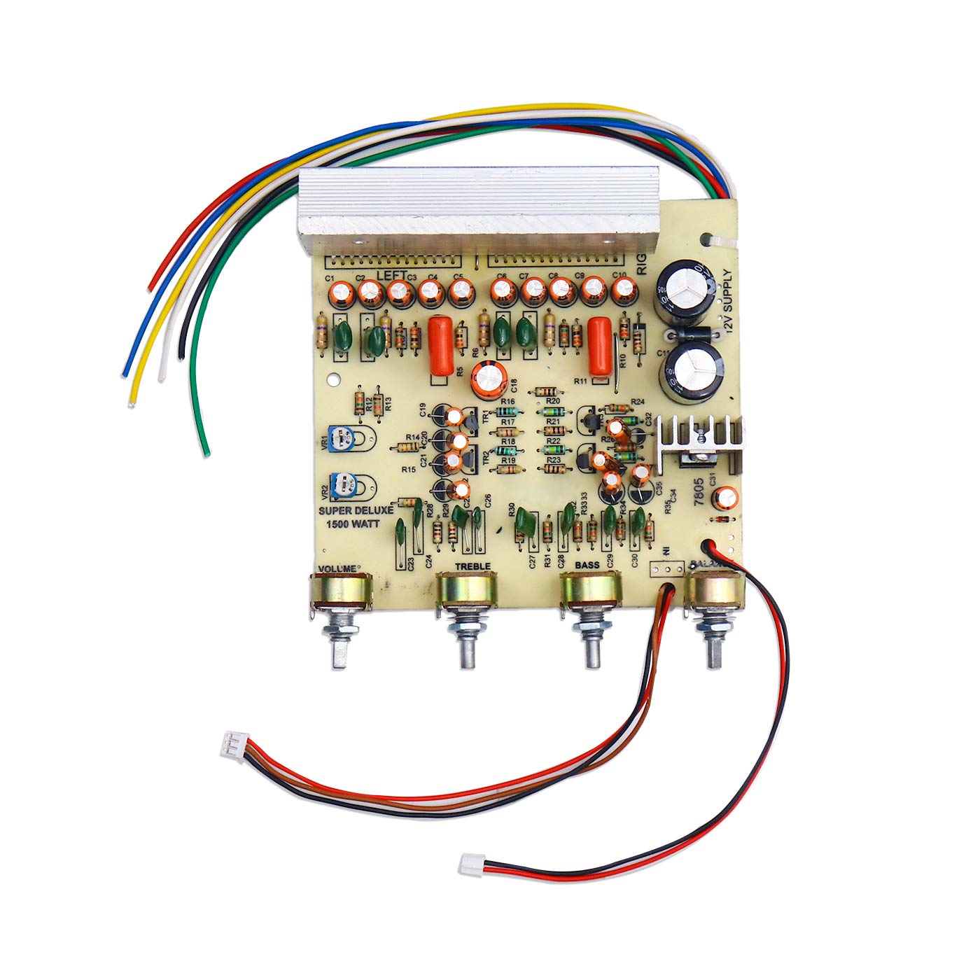 Electronic Spices 4440 IC Board Audio Amplifier board with Bass Treble Volume Potentiometer-image-26