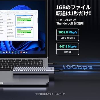 Amazon.co.jp: UGREEN M.2 SSD 外付けケース NVME/SATA 両対応
