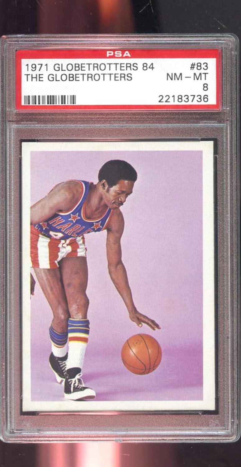 1971 Fleer Harlem Globetrotters 84#83 PSA 8 Graded Basketball Card