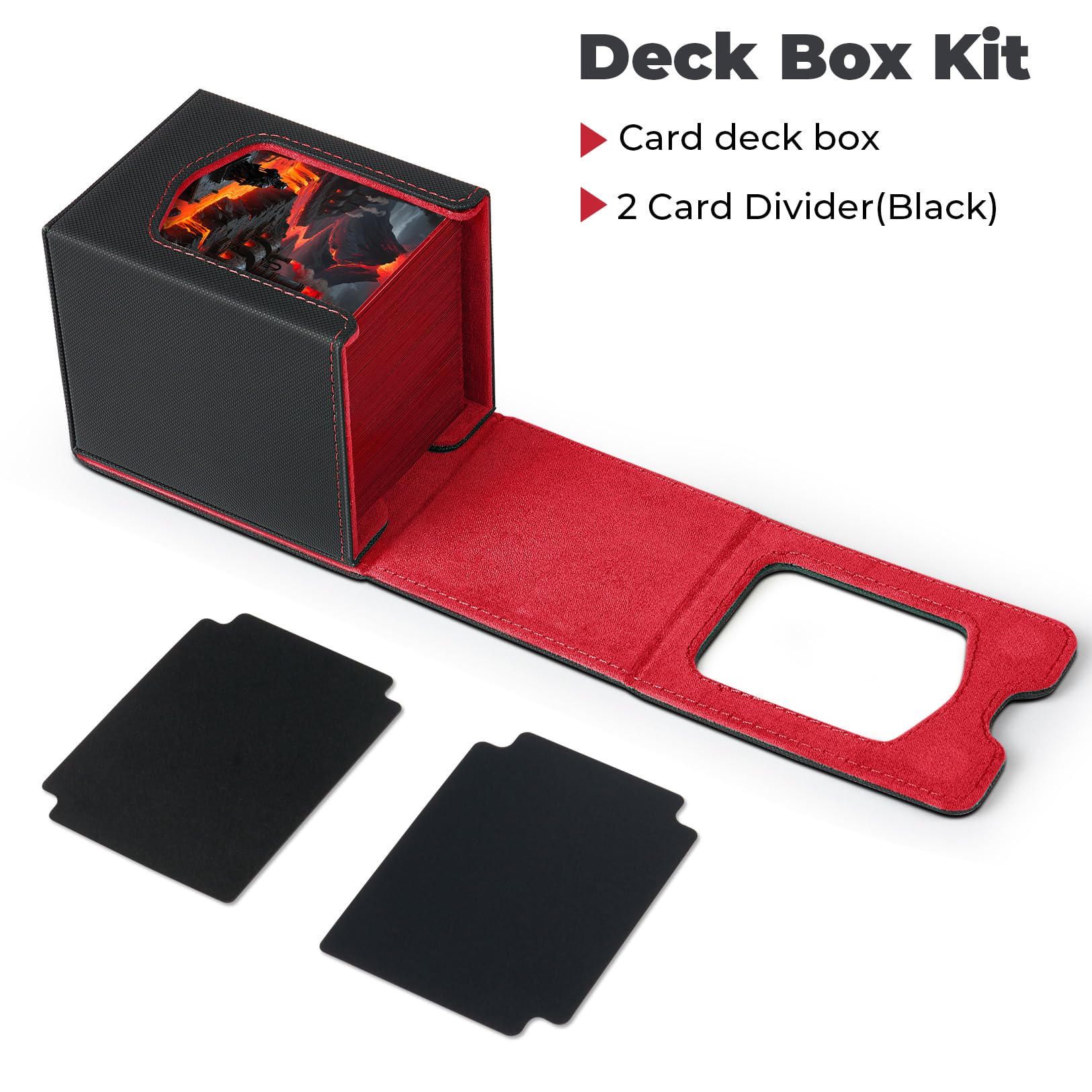 Amazon.com: Fabmaker 4 Pack Deck Box Compatible with MTG Commander