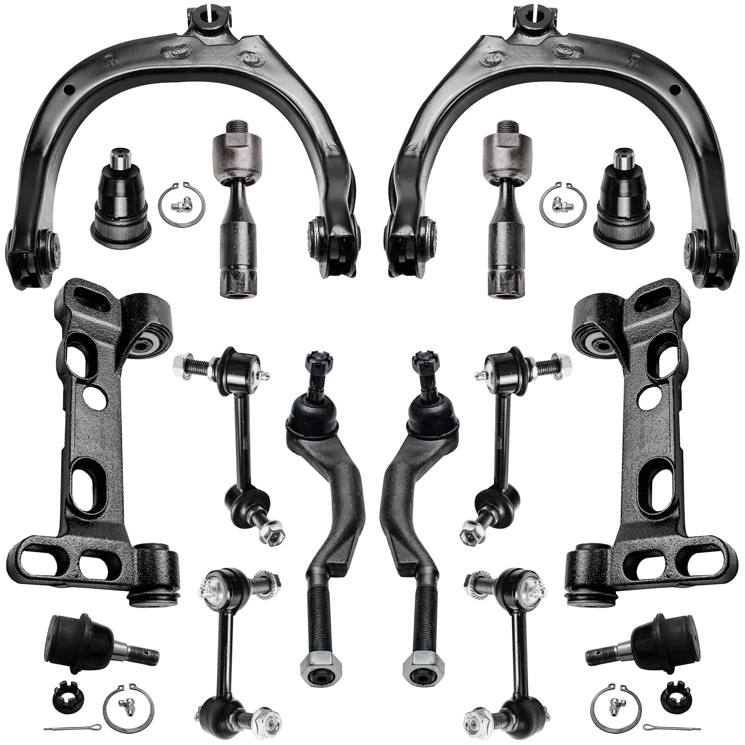 Detroit Axle - 16pc Front End Kit for Buick Rainier Chevy Trailblazer EXT