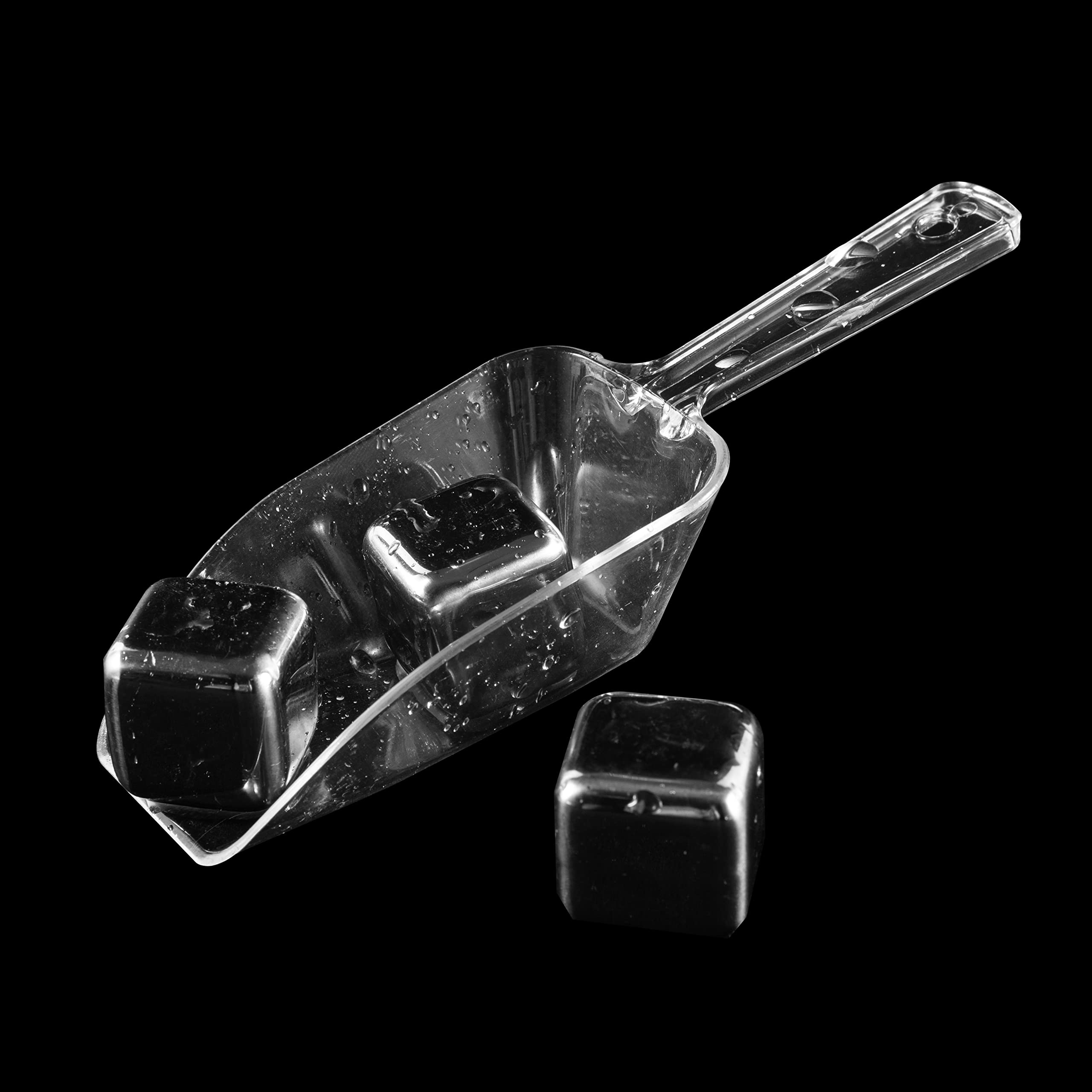 10 pinzas de plástico para servir, mini pinzas de cocina, pinzas de cocina y 10 cucharas de plástico para cocina, cuchara de hielo transparente, mini cuchara transparente para bufé de dulces, 4