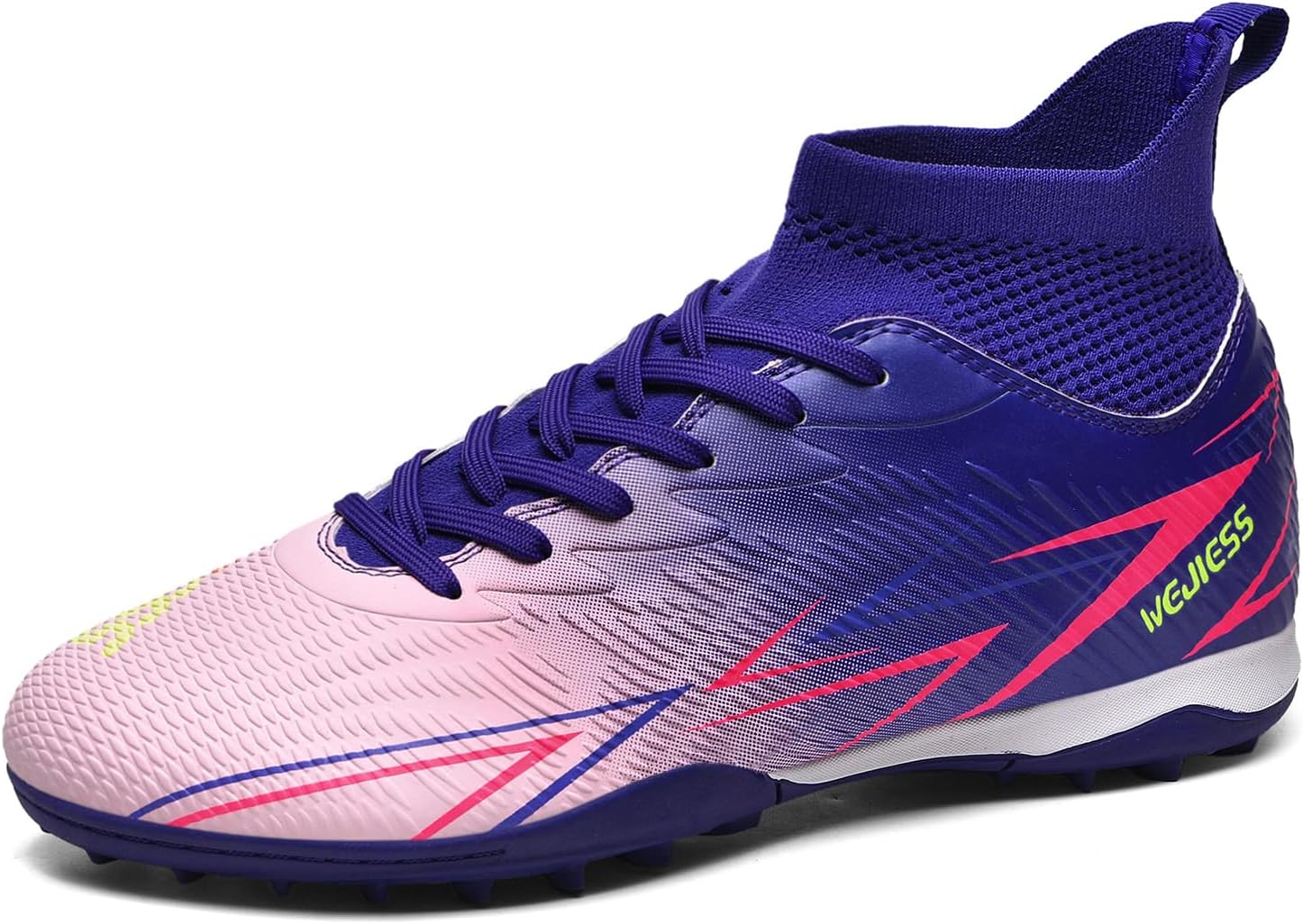 Indoor Soccer Cleats Mens Womens Turf Soccer Cleats Wide Socer Shoes FG AG TF High Ankle Football Boots - Image 5