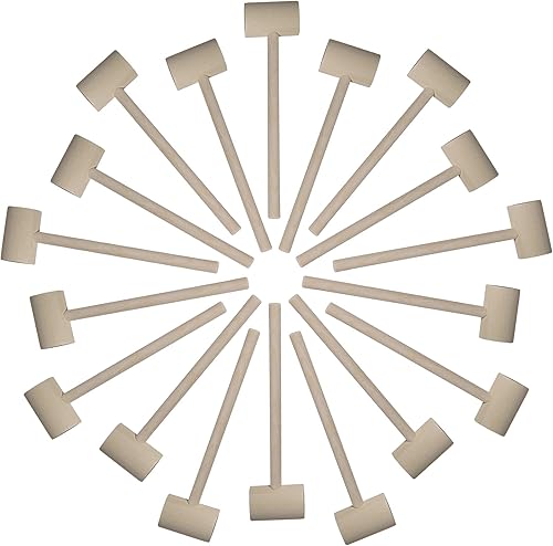 18 piezas de martillos de cangrejo de madera de langosta mariscos