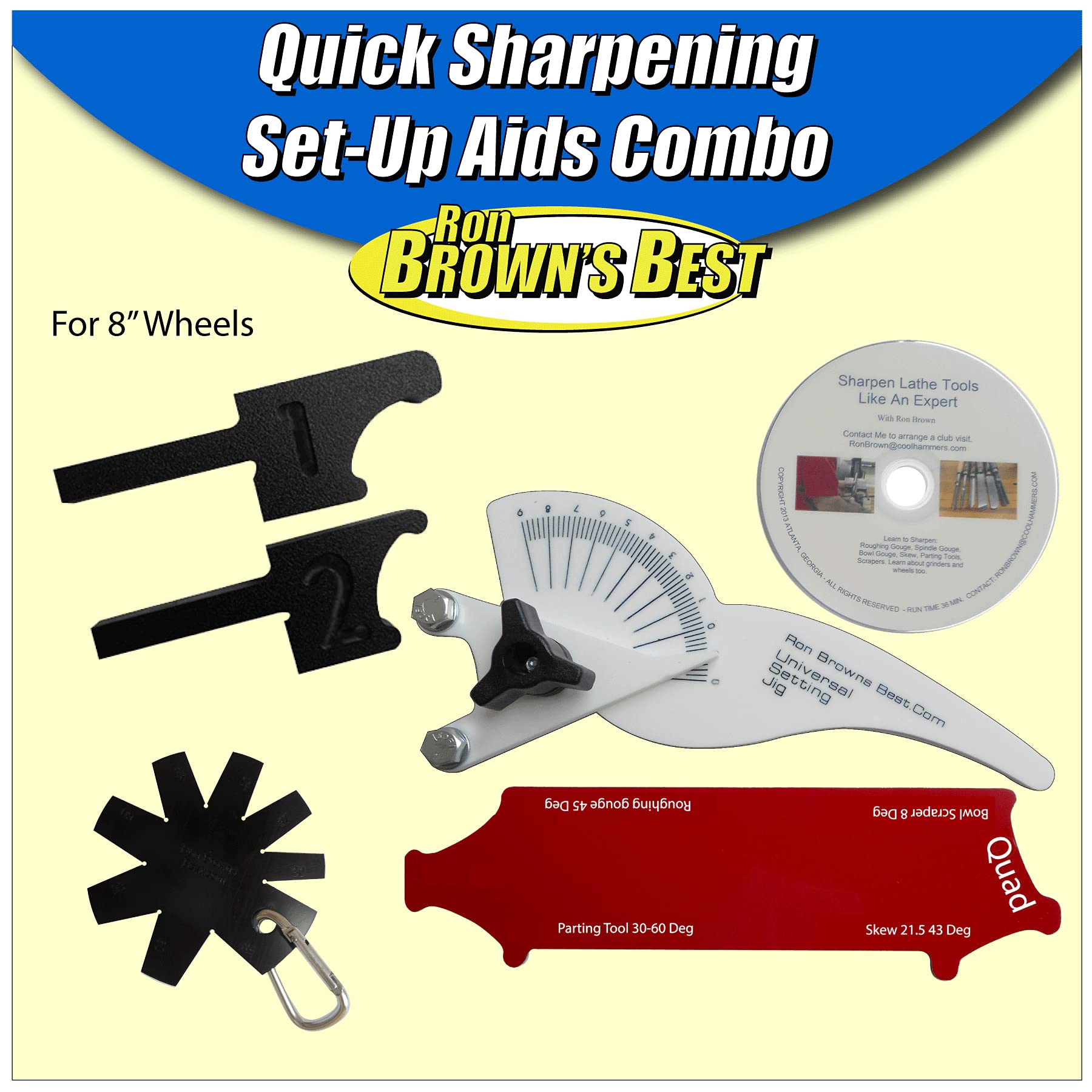Ron Brown's Best Quick Sharpening Aids For Wood Lathe Tools