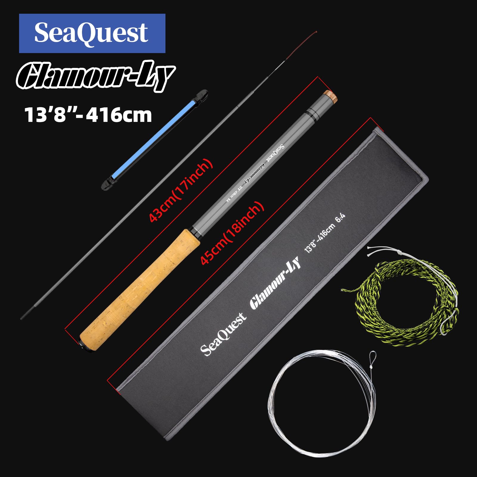 SeaQuest Duleeyia Glamour-LY Phantomn-HY Tenkara Rod