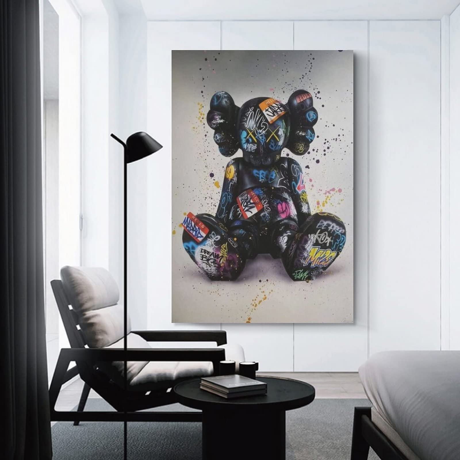 Kaws キャンバス　ポスター① Amazon.co.jp: KAWS Sesame Street 絵画 インテリア カウズ