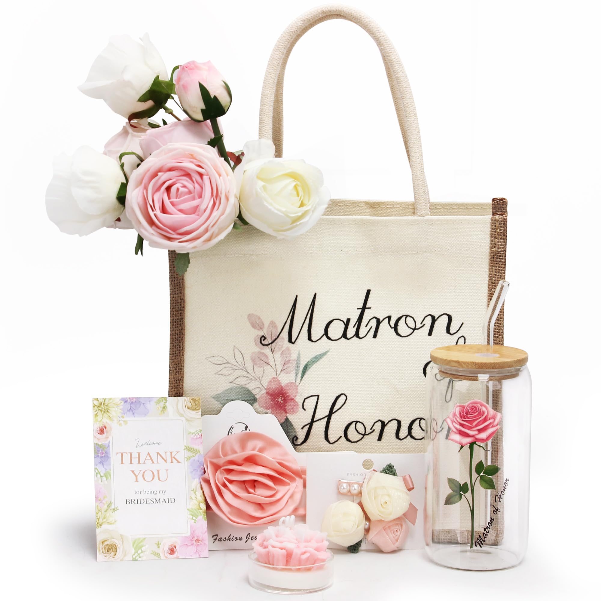 CHICCLO Matron of Honor Gifts, Bridesmaid Proposal Gifts Box Set for Wedding Bachelorette Party