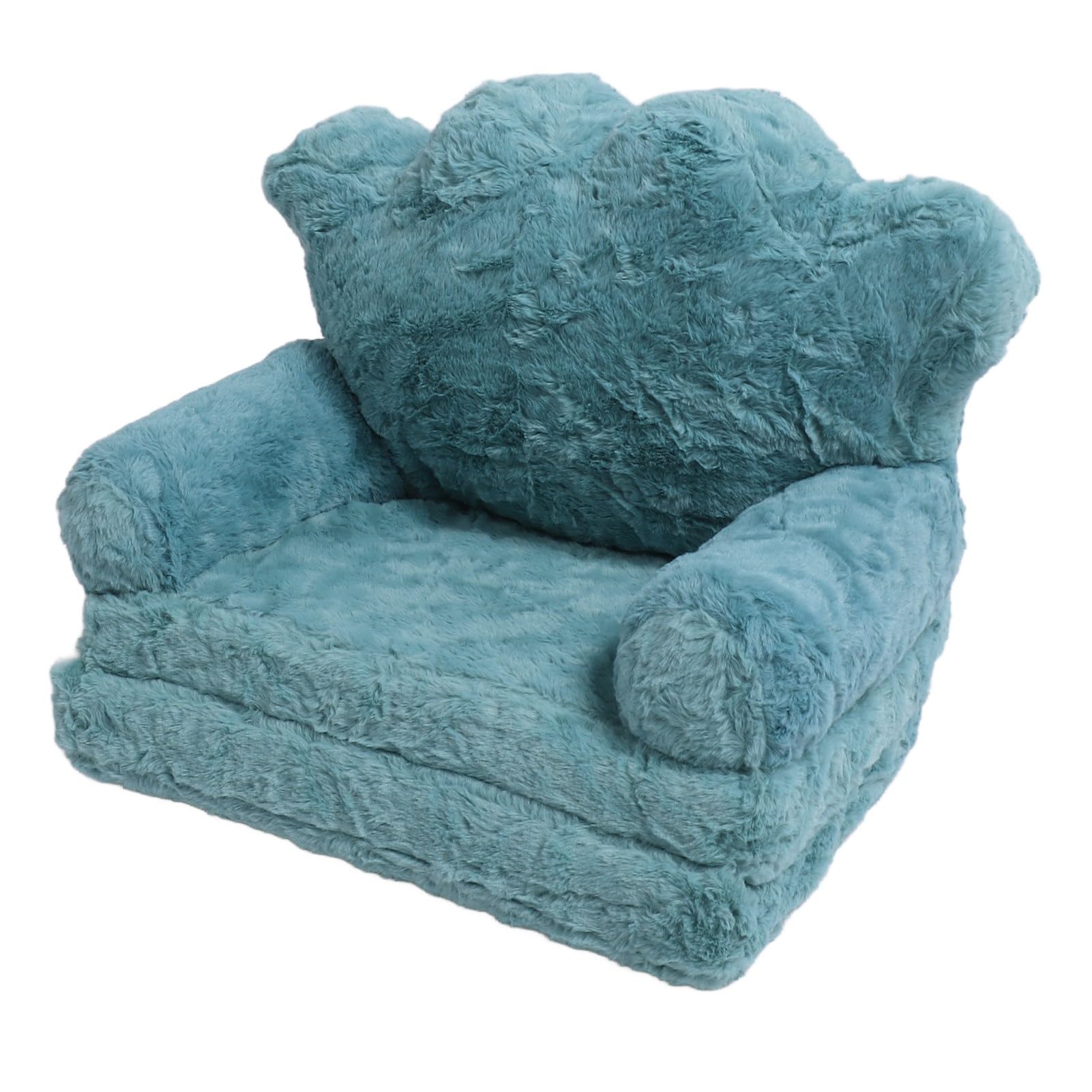 Kavolet Sofa dla Dzieci Sofa dla Dzieci Zielone Rozkładane Krzesło (2 Tier)