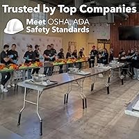 Vista 6 de Lift Your Table® Elevadores de mesa plegables, altura de mostrador (pie móvil), fabricados en los Estados Unidos, resistentes, resistentes