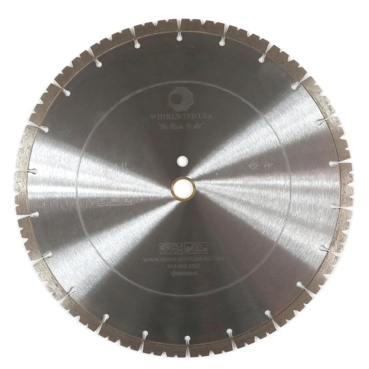 14 inch Diamond Saw Blade New Segmented Dry or Wet Cutting for Concrete Stone Brick Masonry,Broadened Cutter Head
