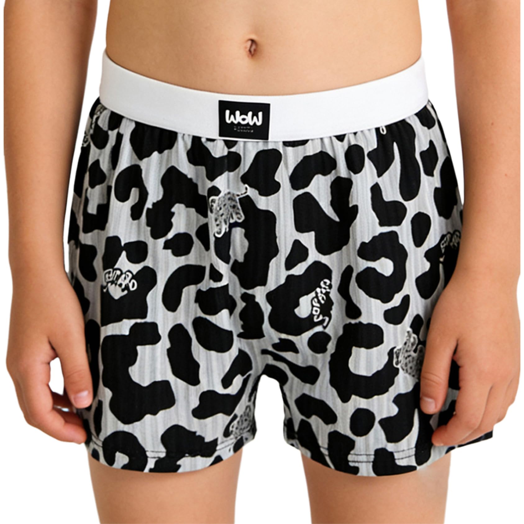 Boys Loose Boxer Briefs Shorts Breathable Comfortable Print for Home Cotton Soft Underwear