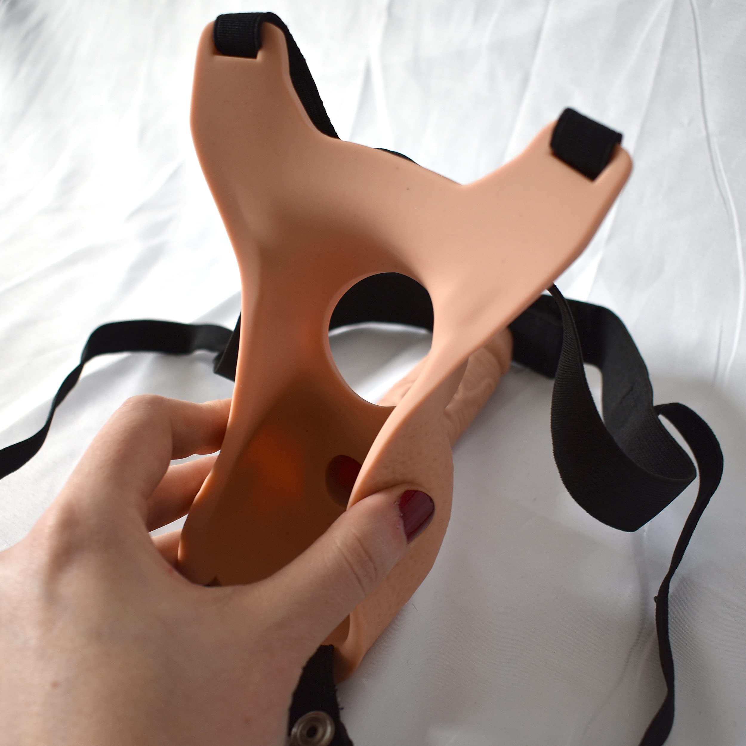 Slip Strap-On con Dildo Anale, Cockring & Stretcher per Uomo | Strap-on cavo per pegging & doppia penetrazione – imbracatura BDSM, femdom & giochi anali