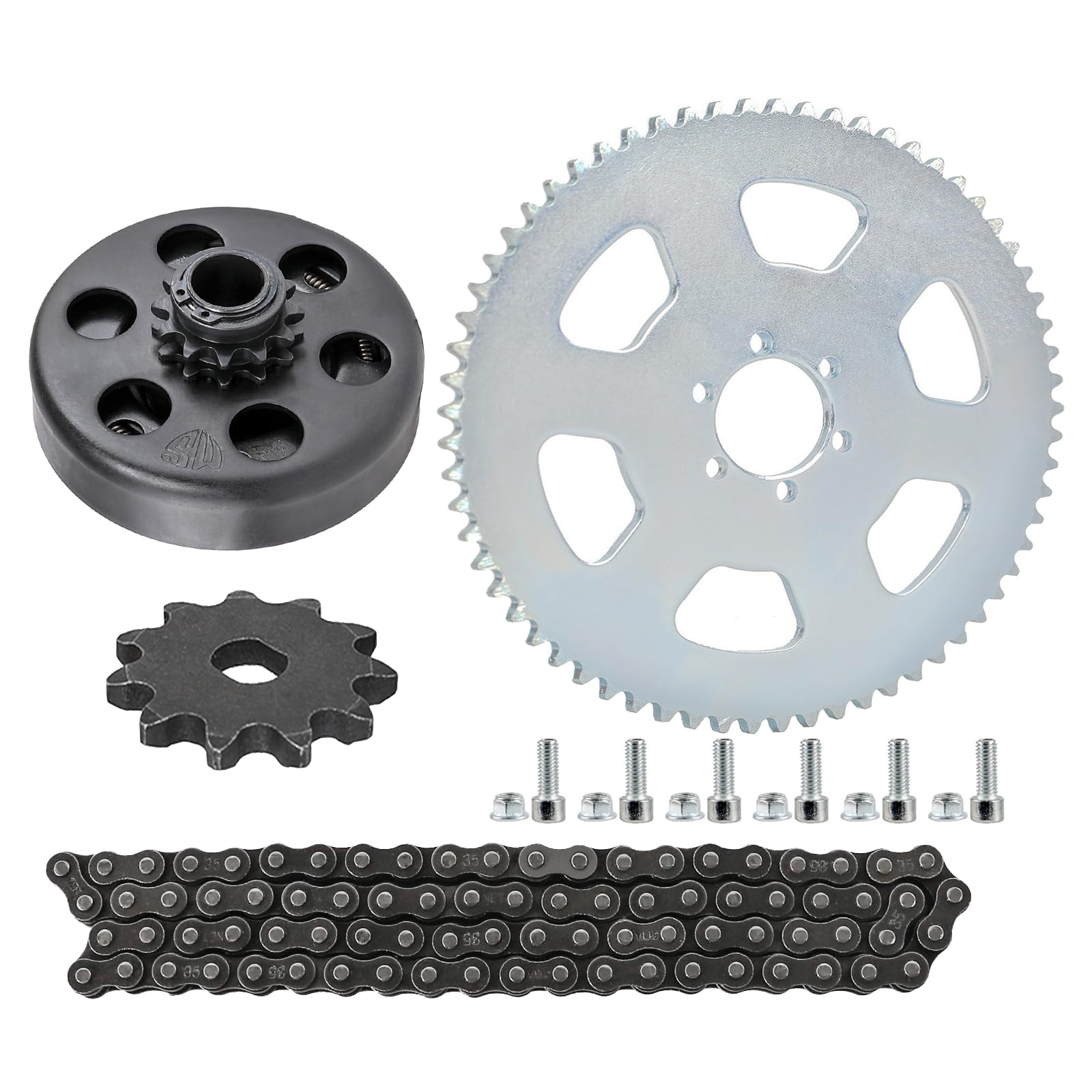 Amazon.com: ICONSPORTSS #35-65T Rear Sprocket + #35 Chain 116
