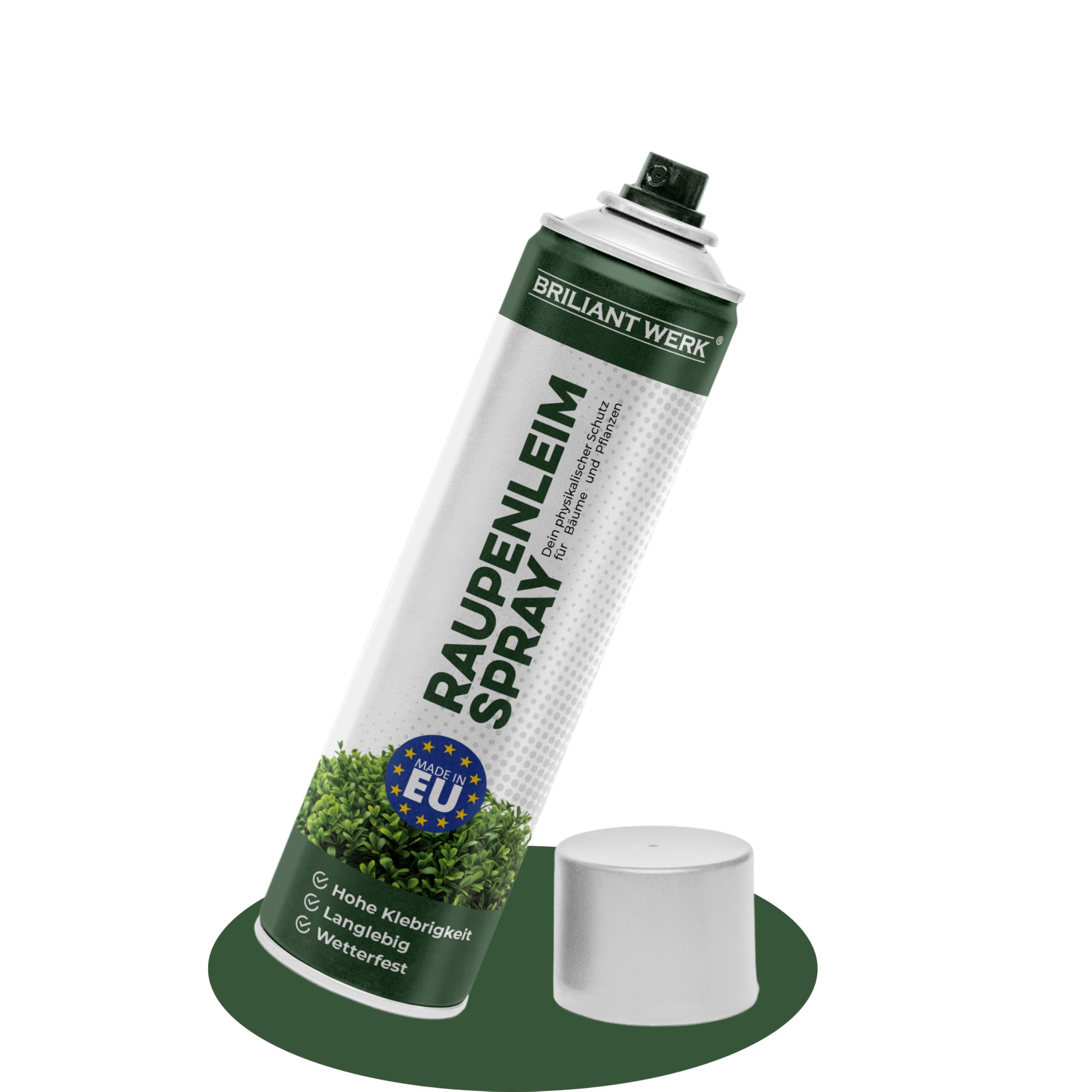 Briliantwerk® Raupenleim-Spray für Obstbäume 0,4L I Der Leimring für Obstbäume schützt vor Frostspannern, Ameisen, Läusen uvm. - Baumleim auch für Zimmerpflanzen geeignet