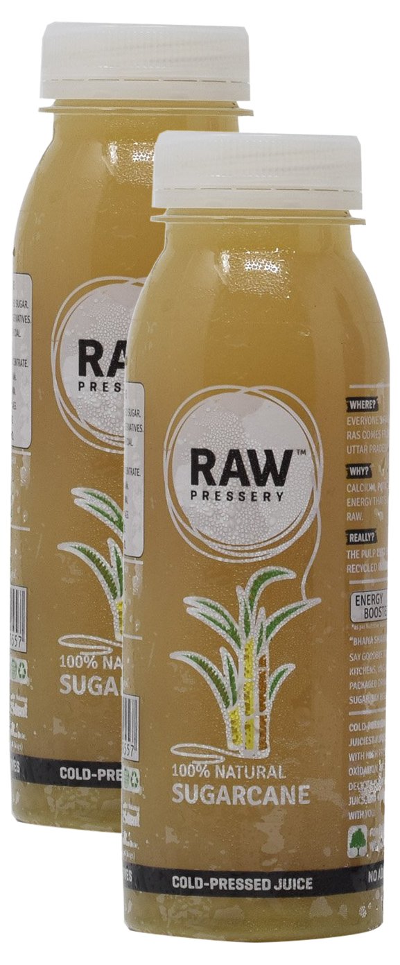 More Combo - Raw Pressery Cold Pressed Juice - Sugarcane, 250ml (Pack of 2) Promo Pack
