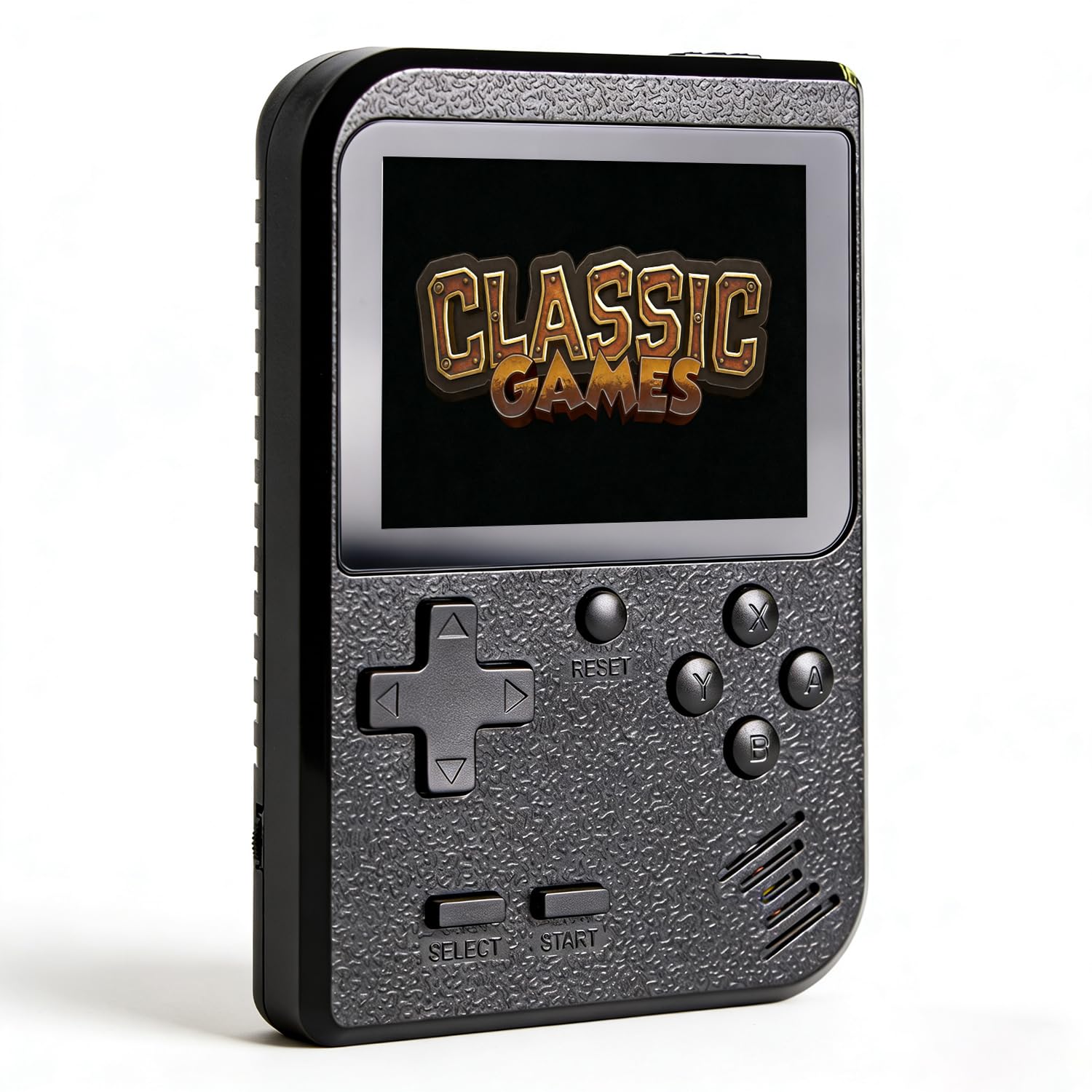 Handheld Games Console for Kids Built-in 289 Video Games, Portable Retro Gaming Console with Rechargeable Battery, 2.8" Color Screen, Handheld Electronic Game Console for Boy Girl (Black)