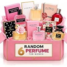 Random 6 Perfume Set for Women, 100ML Each Full Size Fragrances, Assorted Women&rsquo;s Eau de Parfum & Eau de Toilette, Variety Perfume Bundle, 6 Mystery Scents for Women, Gift Set