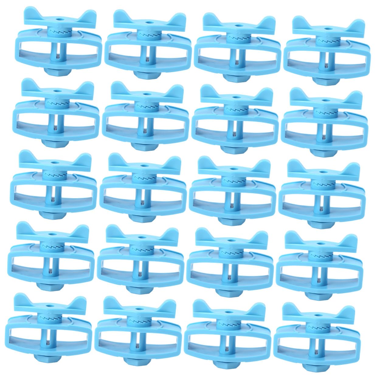 Isolatori Tenditore per Filo Recinzione Elettrica 24 Pezzi Blu