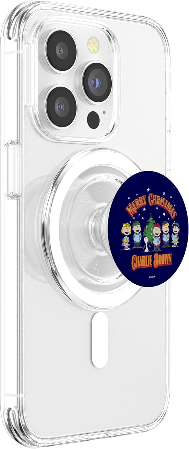 Peanuts Charlie Brown Merry Christmas Carol PopSockets PopGrip for MagSafe