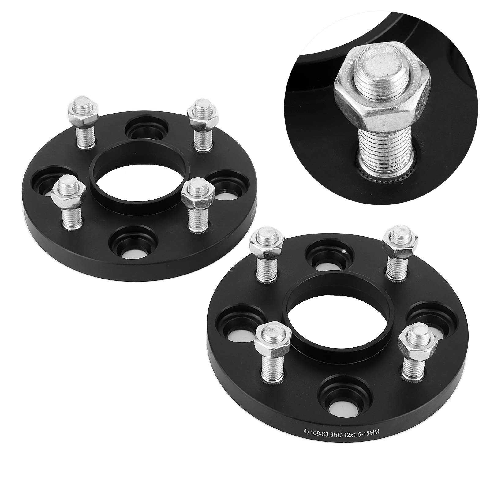 Spurverbreiterung, für Focus Mondeo RS ST 2-teiliger Nabenzentrierradadapter 4 X 108 Mm PCD 63,3 Mm Bohrung