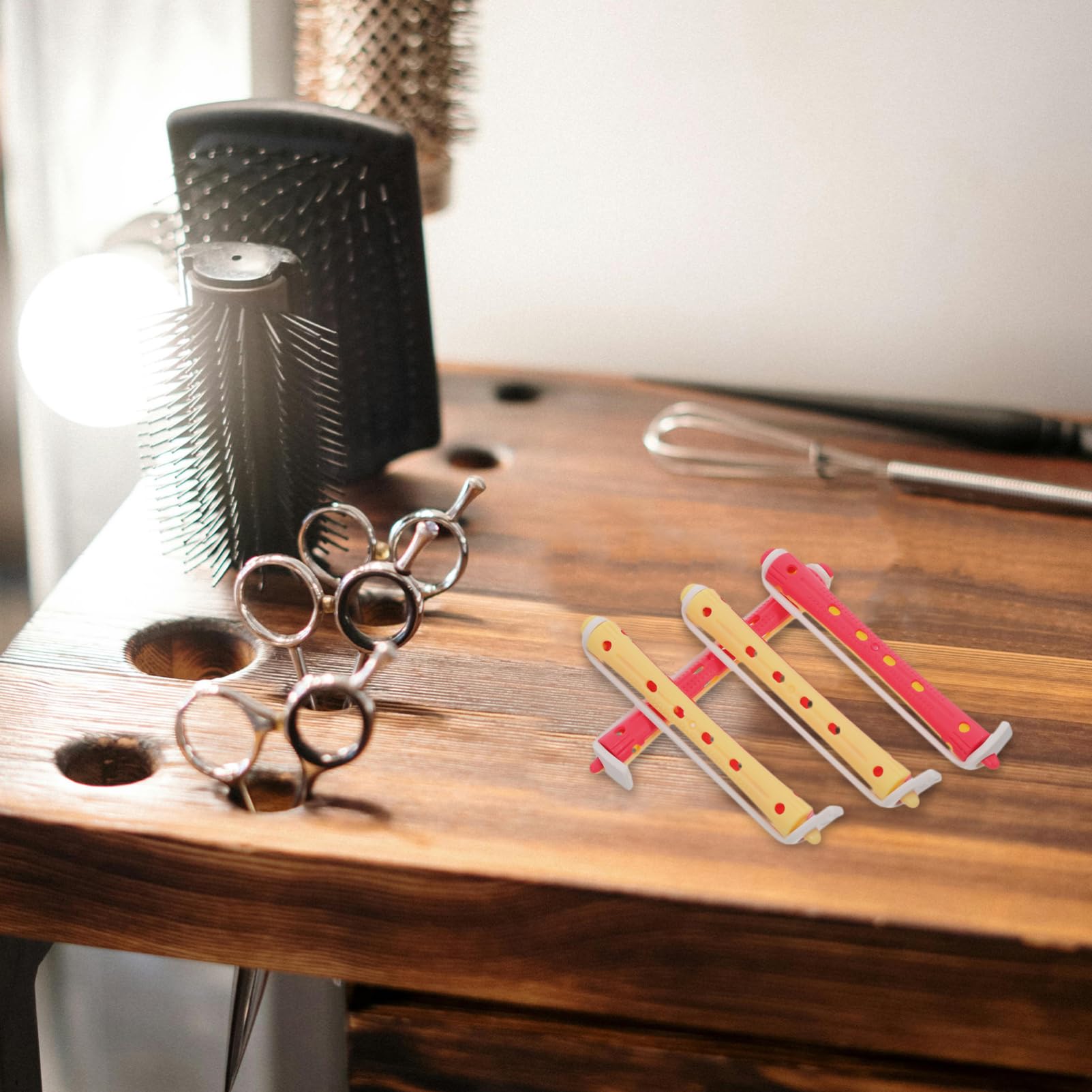 PACKOVE 12Pcs Hair Perm Rod Lightweight Curling Tools for Home Salon Use Curling for Women Durable Compact Design for Easy Styling