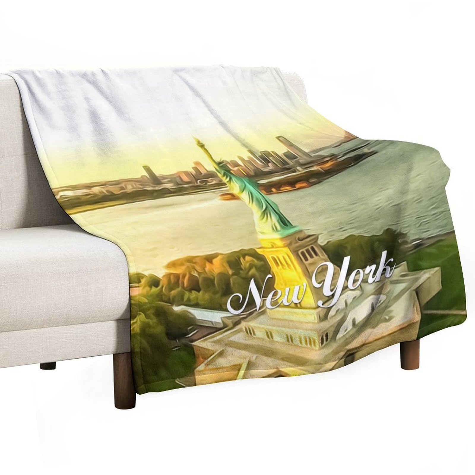 Couverture polaire New York pour soirées cocooning et déco de chambre