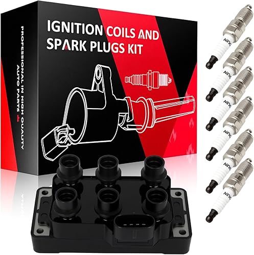 Miniatura 59 de Paquete de bobinas de bobina de encendido SCITOO compatible con Nissan Versa 1.8L 2007-2012 para Versa 1.6L 2009-2012 para FX50 5.0L 2009-2013 UF549