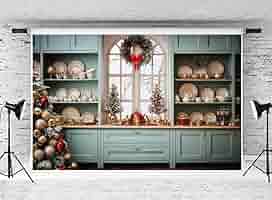 Kate Fotohintergrund 3x2m Winter Weihnachten - Studio Hintergrund