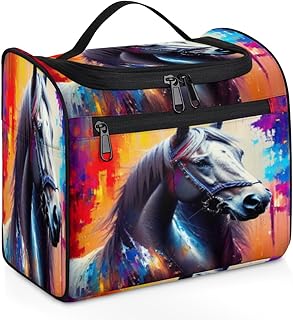 cfpolar Animal Horse Vintage Colorful Backgro...