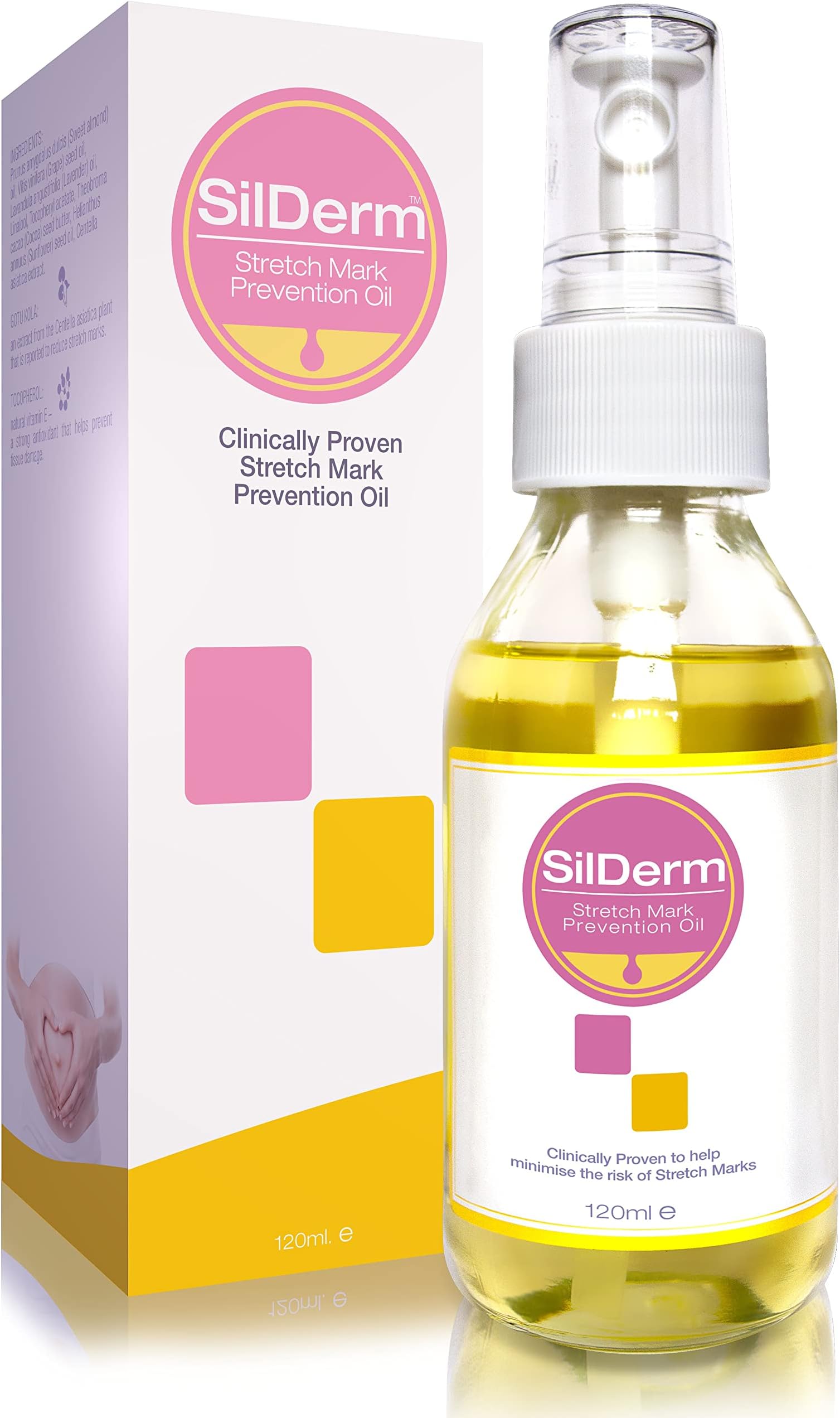 120 ml Stretch Mark Prevention Oil by SilDerm