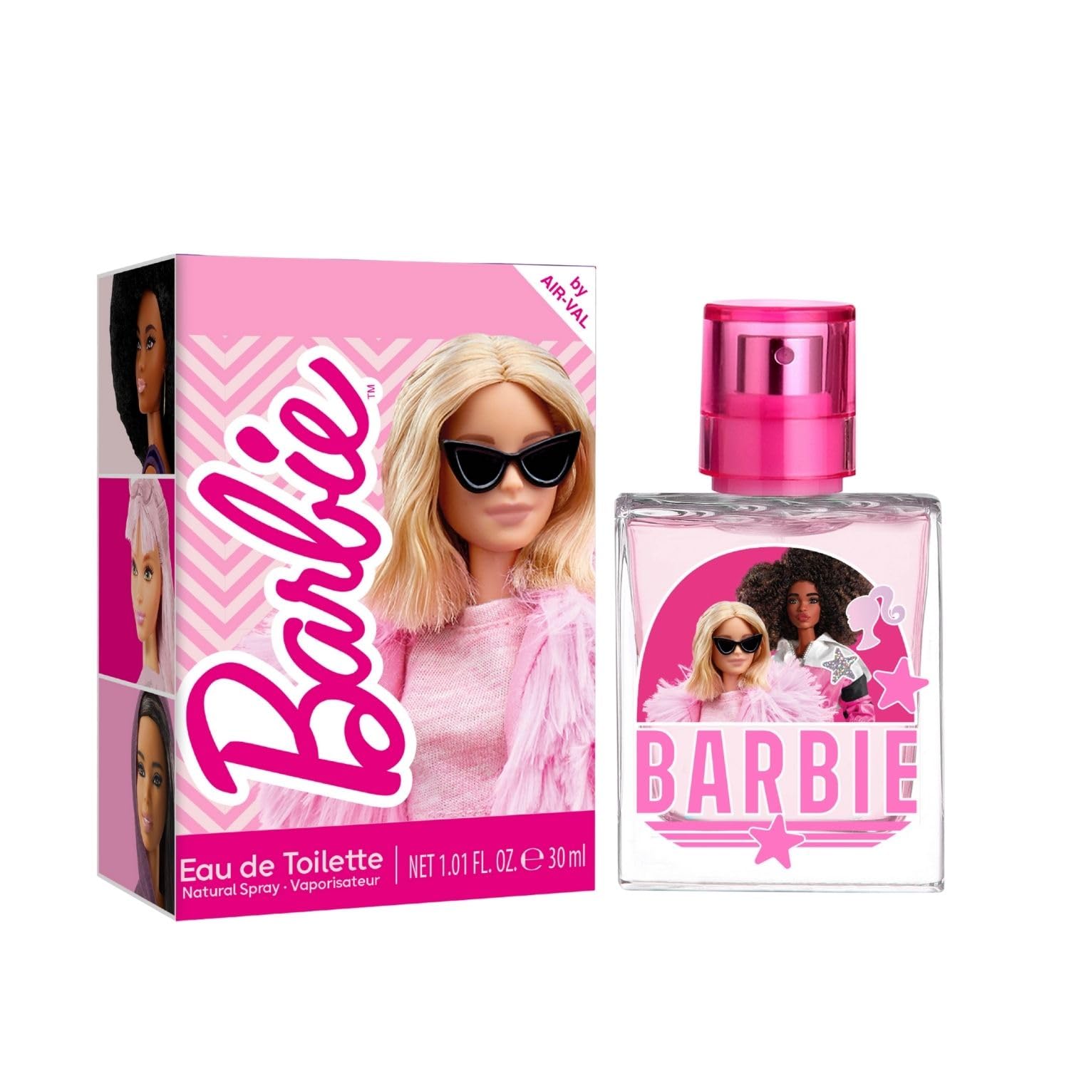 Barbie Children Eau de Toilette Natural Perfume Spray, Vegan and Dermatologically tested EDT Spray for Kids - Safe Daily Fragrance Gift, 30ml