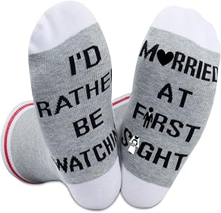 GJTIM 2PAIRS Novelty Reality Show Gift Funny TV Series Inspired Socks