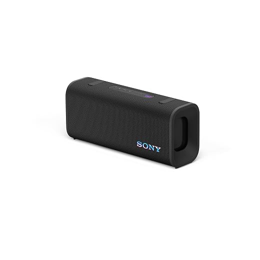 Sony ULT Field 3 - Tragbarer Bluetooth-Lautsprecher mit ULT Power Sound, 24-Stunden-Akku, IP67, wasserdicht, staubdicht, stoßfest, Abnehmbarer Schulterriemen, kompakt - Schwarz