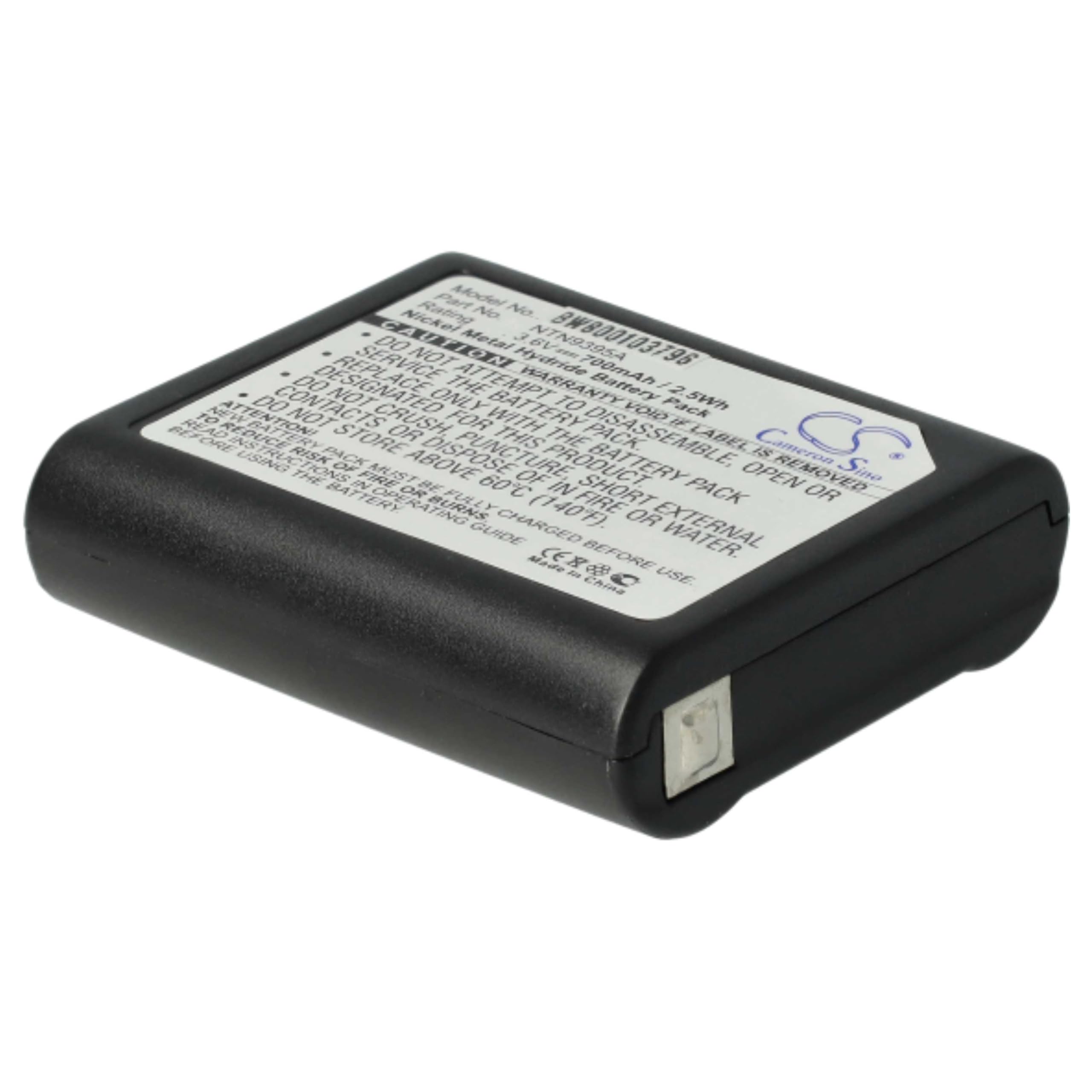 vhbw 2X batería Compatible con Motorola Talkabout T6550, T800, T8500, T6530, T82, T82 Extreme, T7100 Radio (700 mAh, 3,6 V, NiMH)