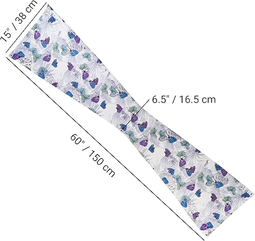 Miniatura 5 de Celley Paquete de 3 bufandas de comedor para adultos, material de microgamuza lavable, protectores de ropa de comida de moda