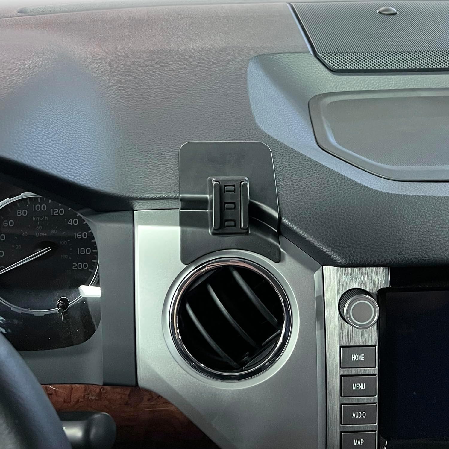for Toyota Tundra 2014-2021 Black Car Air Vent Mount Bracket Cell Phone Holder Stand Car Accessories
