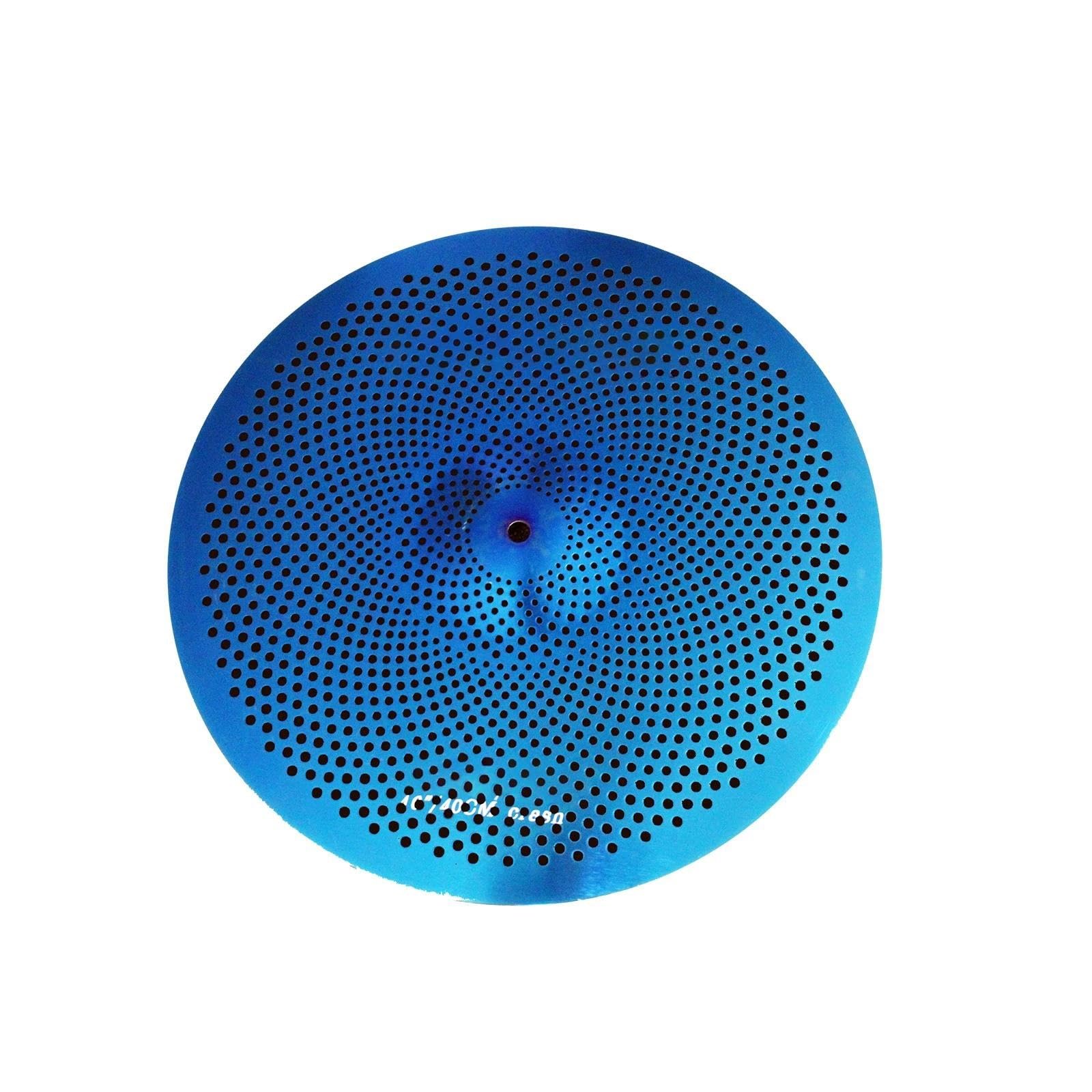Talerz Perkusyjny Wielokolorowy Zestaw Talerzy Mute 10" Splash 14" Hi-Hat 16" Crash 18" Crash 20" Ride Niski Poziom Głośności 6 Sztuk Zestaw Bębnów Do Ćwiczeń(B)
