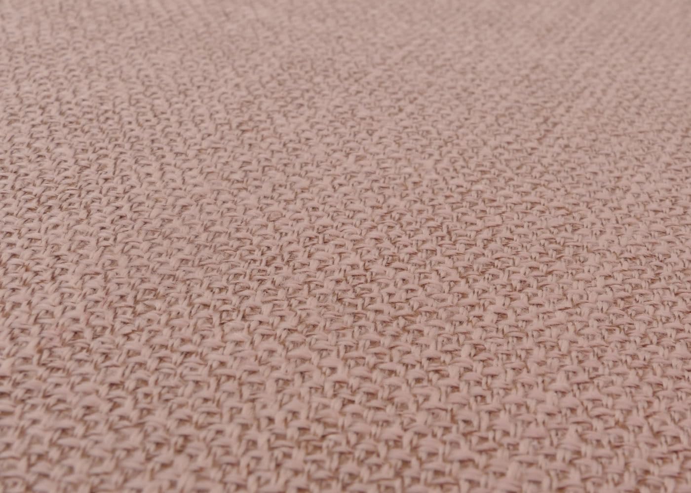 Homy - Mecedora Silla de madera M41 en color roble, tela color beige