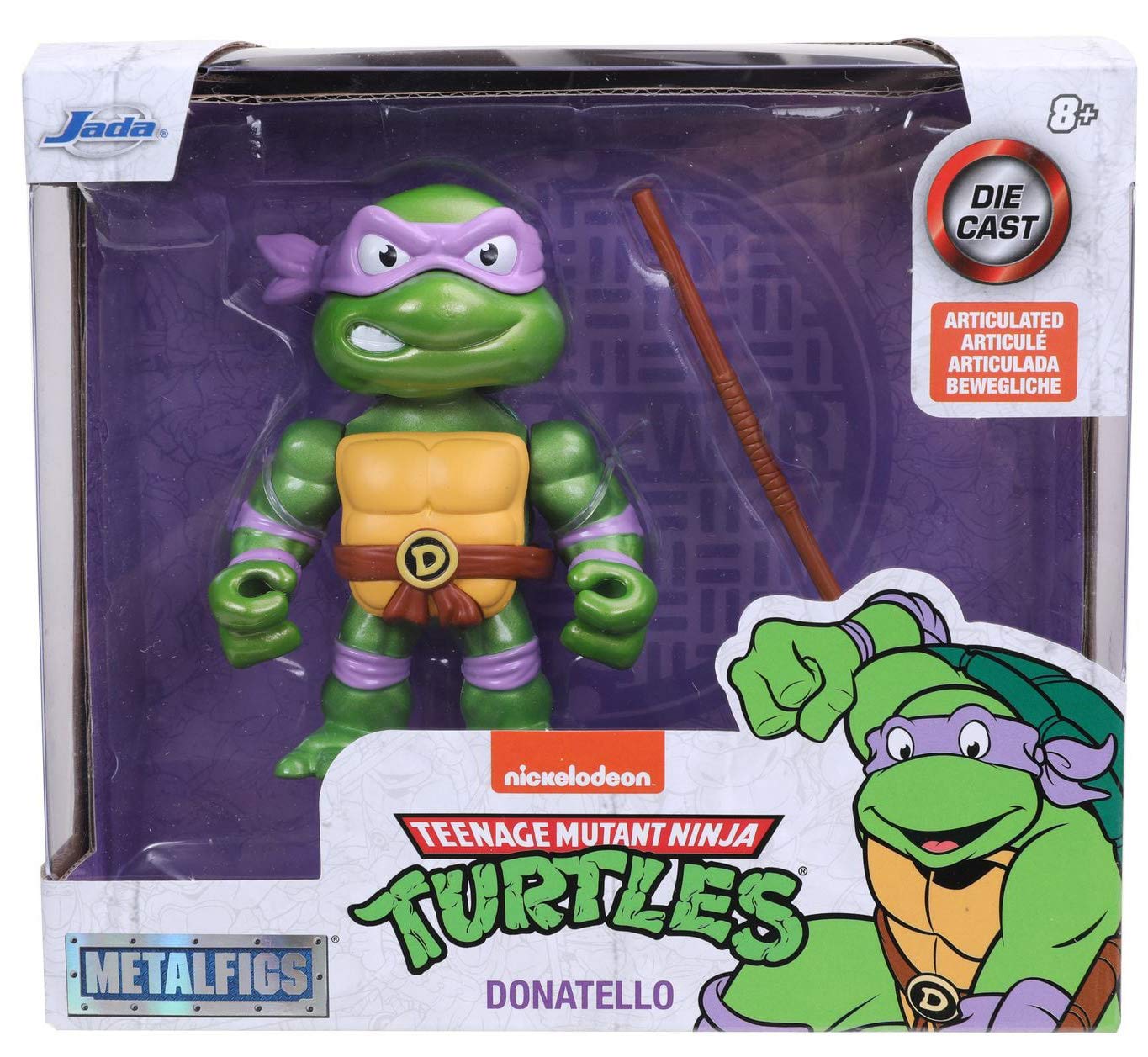 TMNT ティーンエイジ・ミュータント・ニンジャ・タートルズ オリジナルシリーズ ジェイダトイズ メタルズ ダイキャスト アクションフィギュア ドナテロ/TEENAGE MUTANT NINJA TURTLES JADA TOYS 2020 METALS DIE CAST ACTION FIGURE
