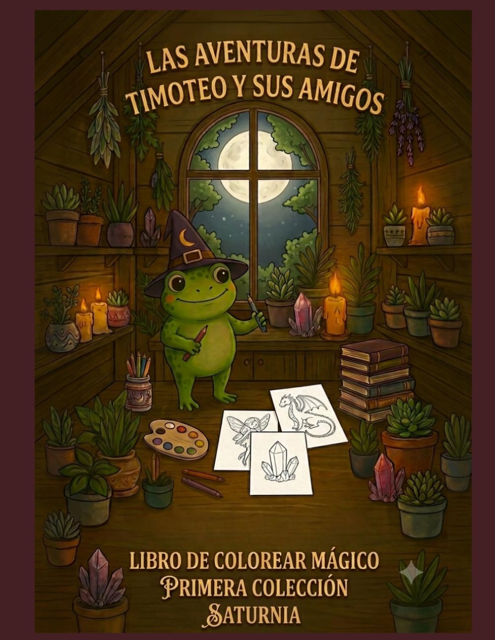 Las aventuras de Timoteo y sus amigos: Libro de colorear mágico