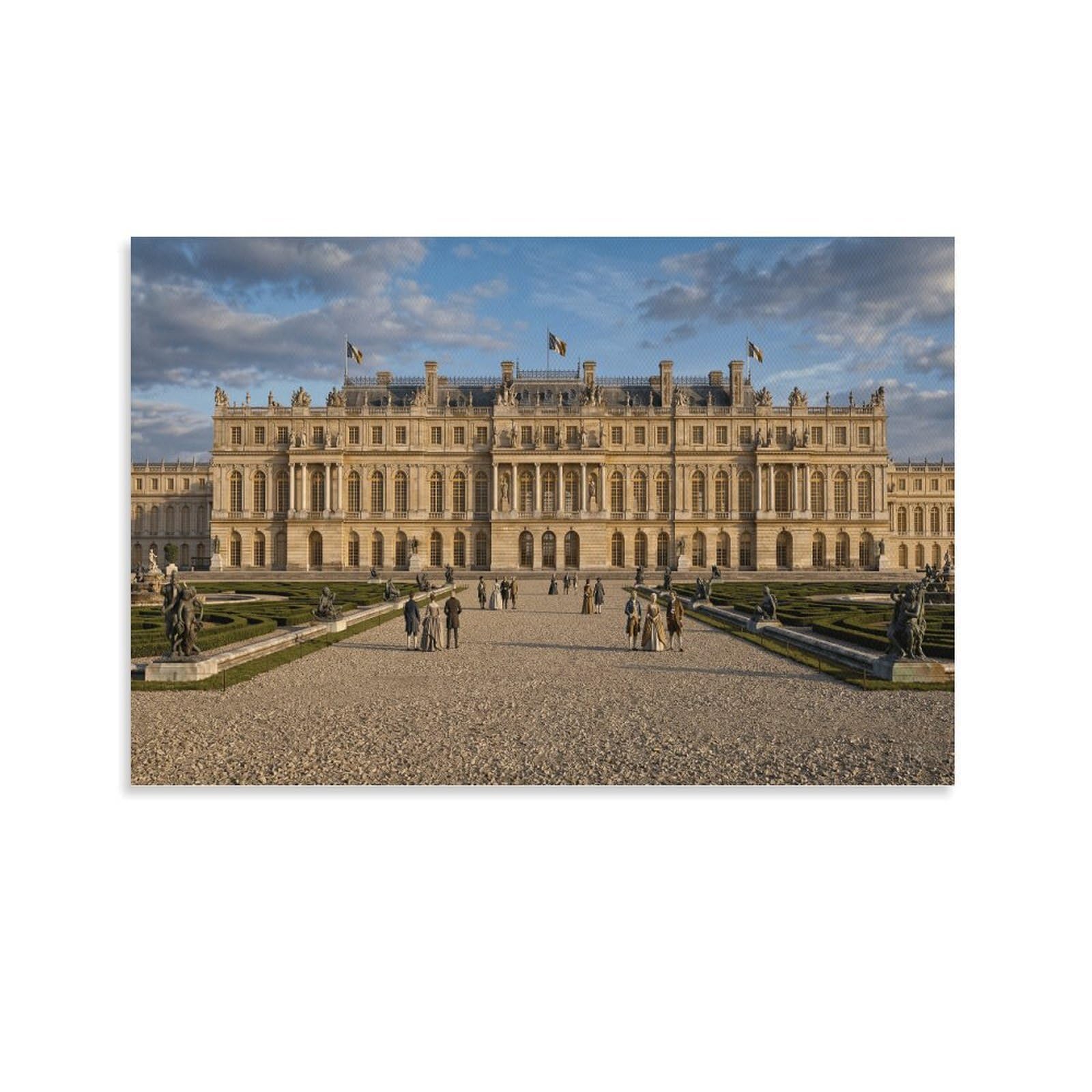 XPASHIQWC Palace of Versailles Wall Decor Poster Canvas Prints Picture Modern Wall Art Picture Wall Hanging for Dining Room Kitchen Home Office Decor 20x30inch(50x75cm)
