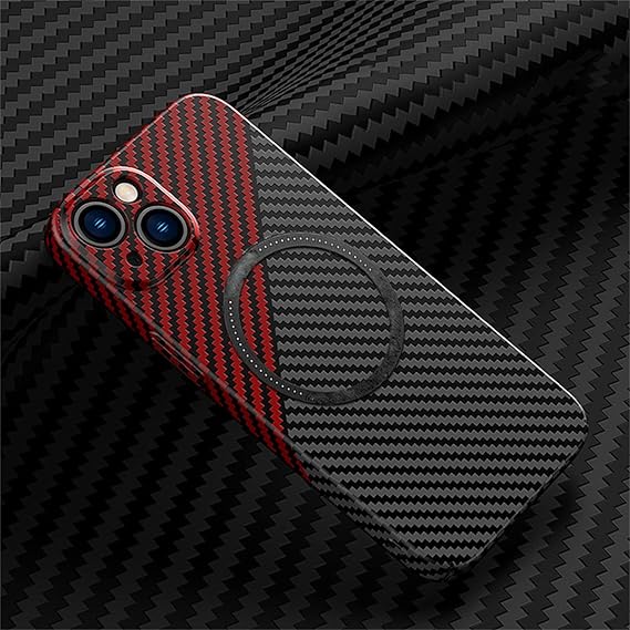 VJQB Carbon Fiber Texture Case, Carbon Fiber Texture Frameless for