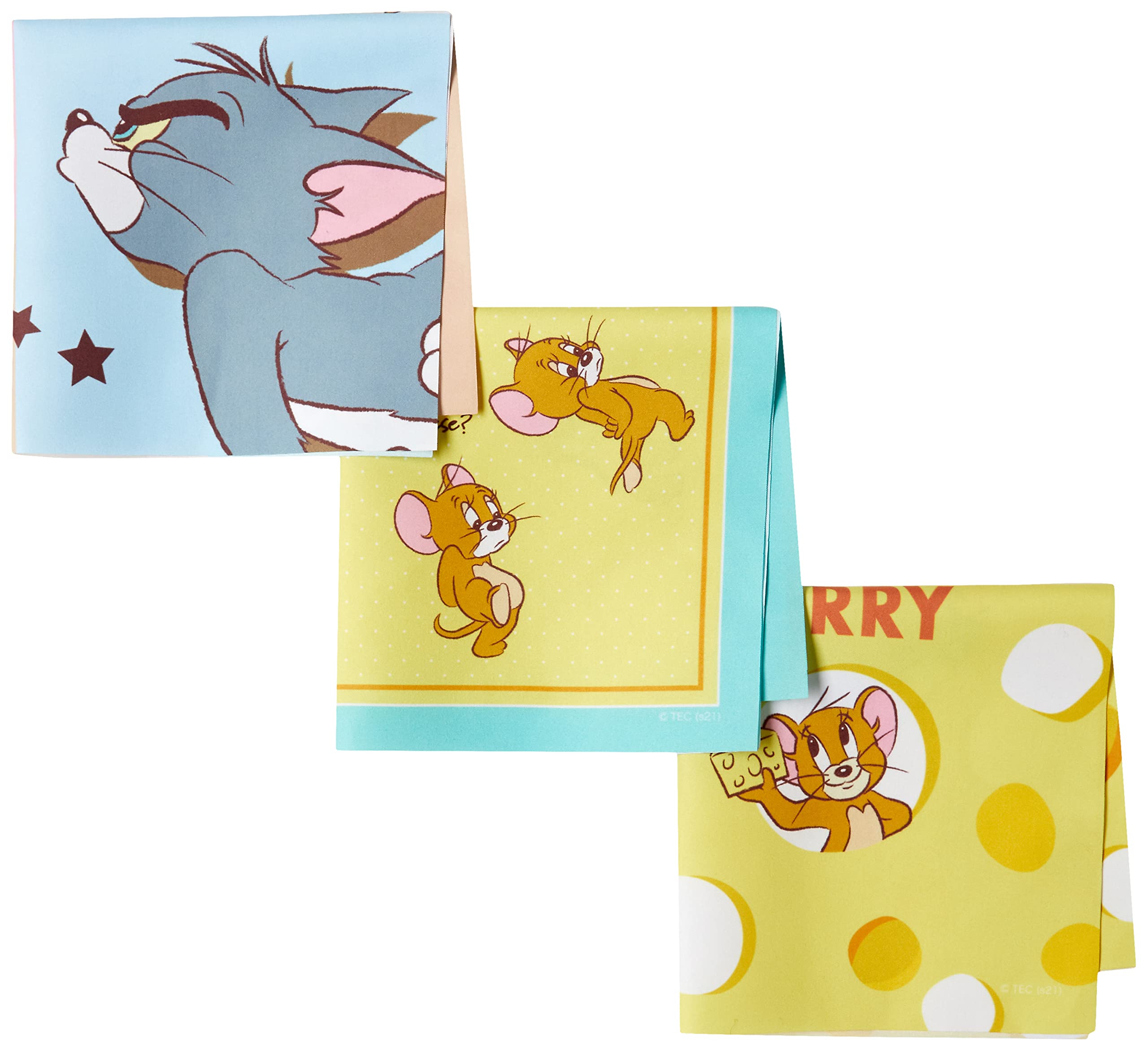 Amazon.co.jp: 丸眞 ハンカチ 3枚組 吸水速乾 抗菌防臭加工 トム