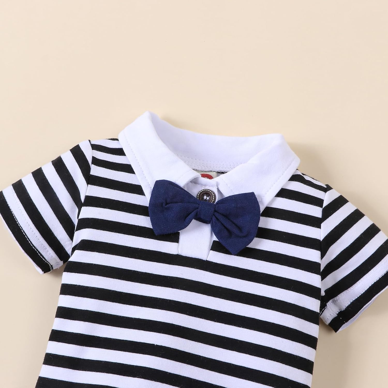 VINUOKER Preemie Newborn Baby Boy Clothes Newborn Infant Gentlemen Outfit Set - Image 3